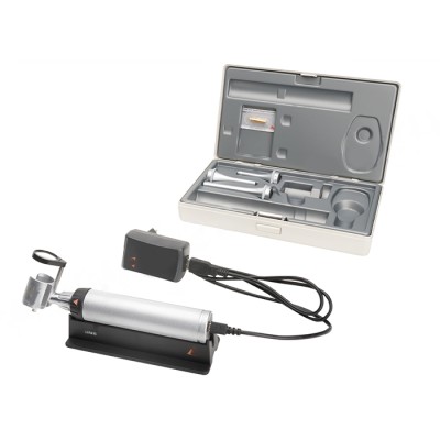 Отоскоп ветеринарный G100 с рукояткой перезаряжаемой BETA 4 NT, c принадлежностями Heine